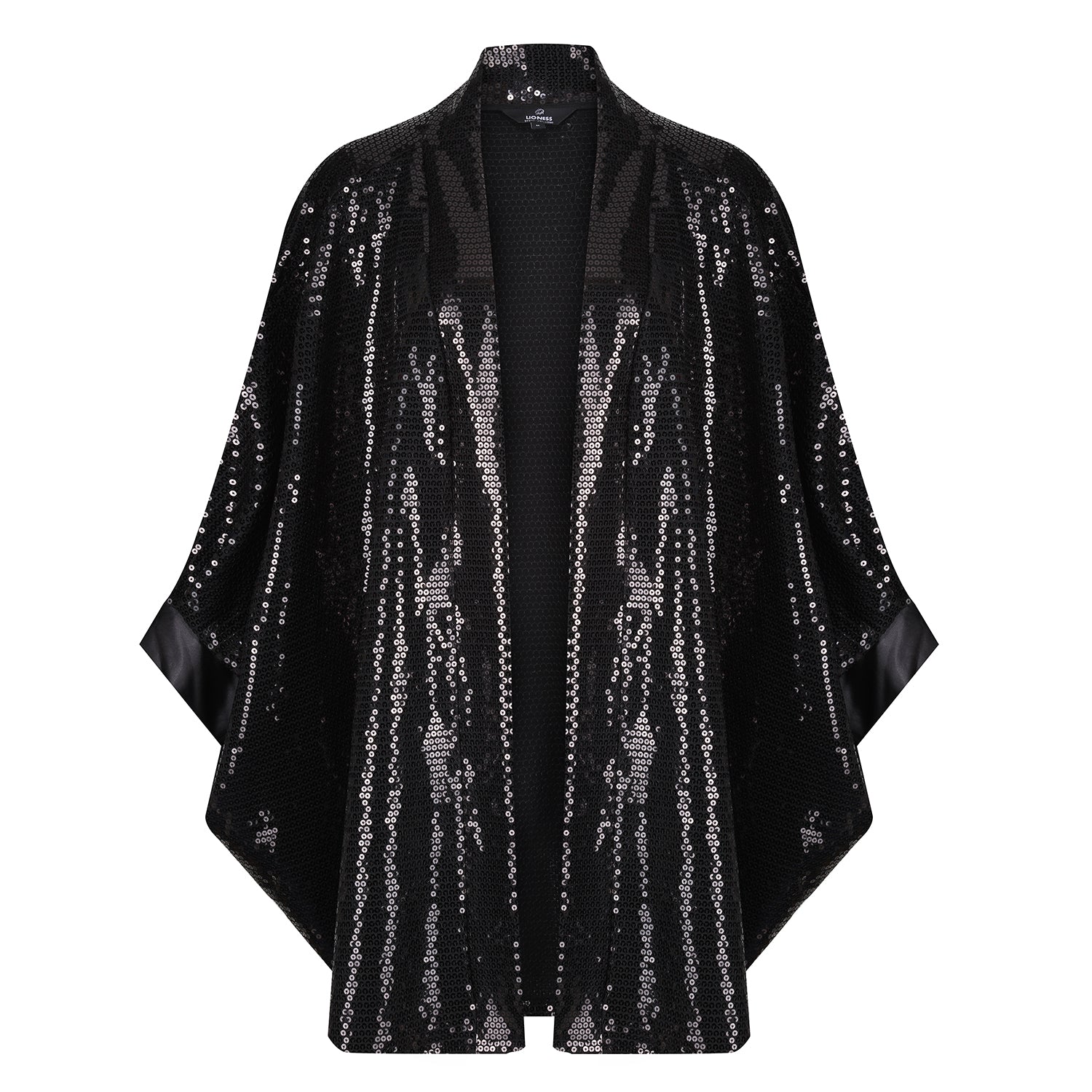 Midnight Sparkle Sequinned Kimono