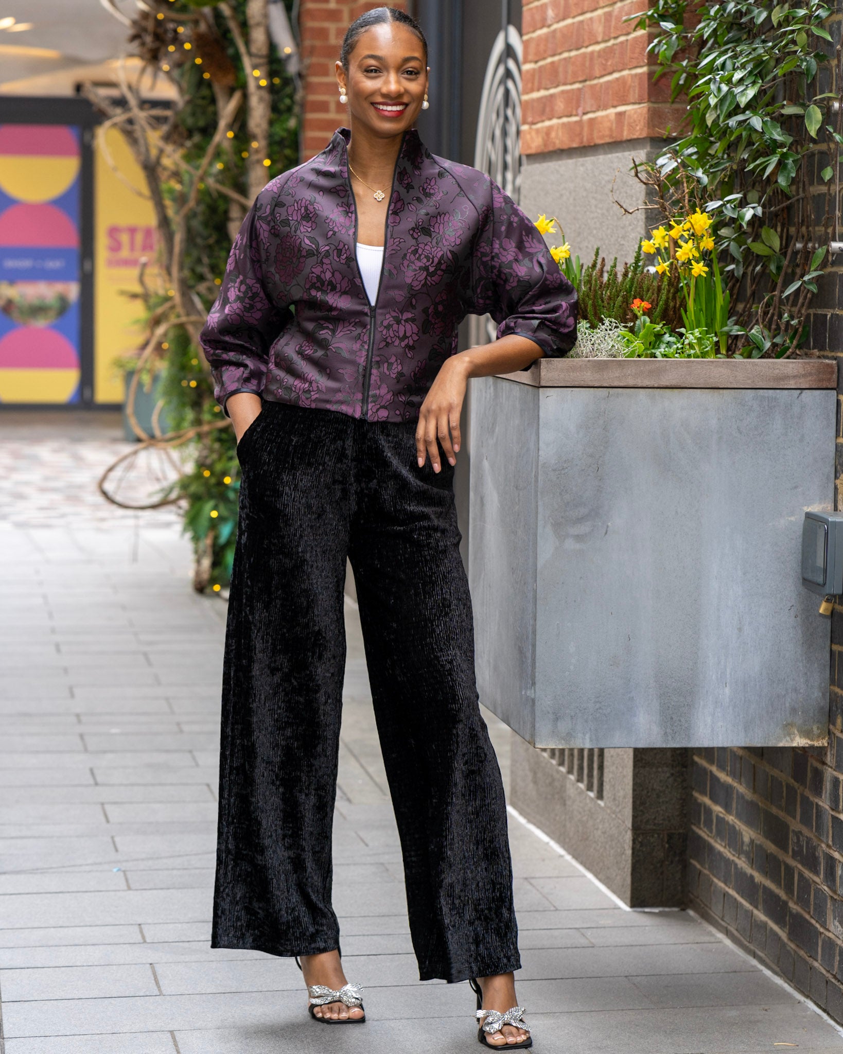 Lavender Blossom Luxe Jacket