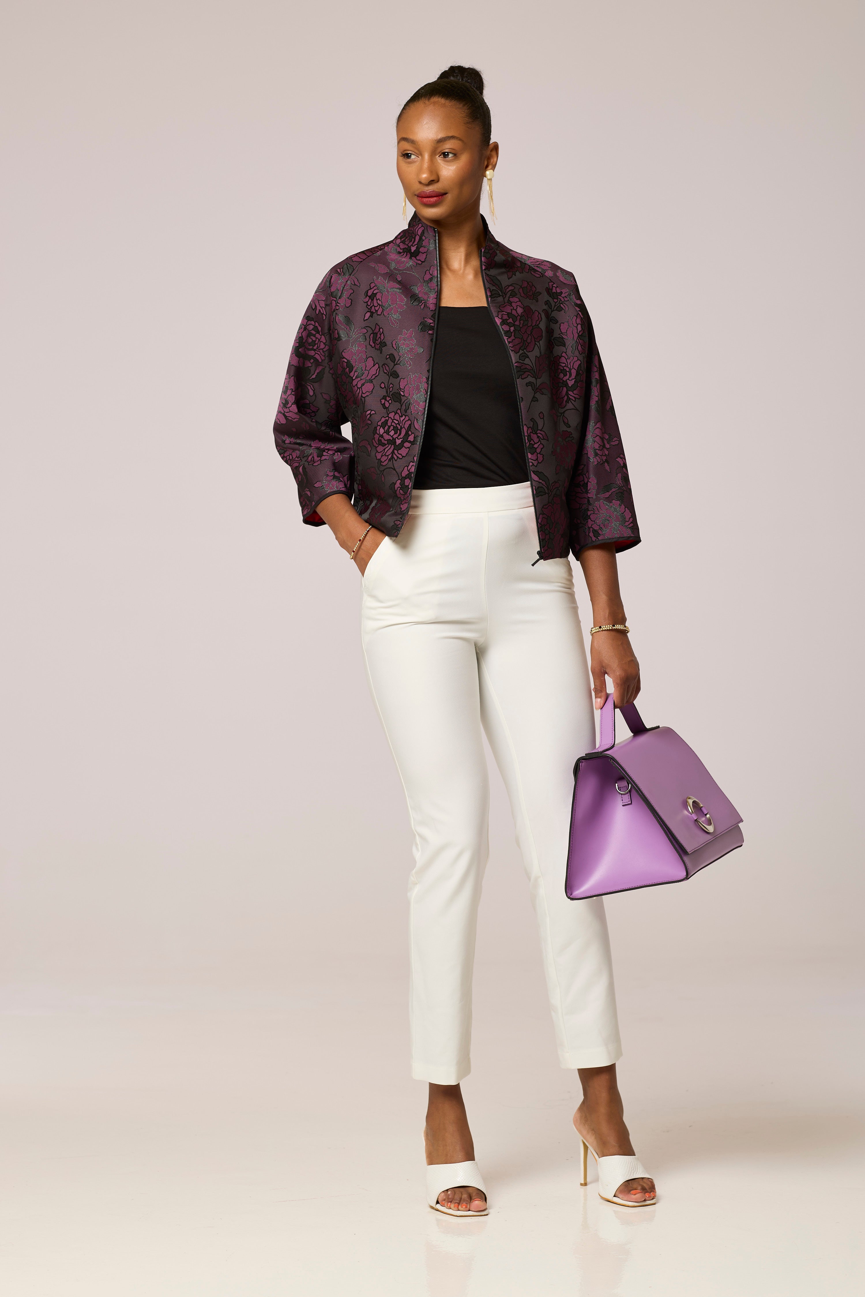 Lavender Blossom Luxe Jacket