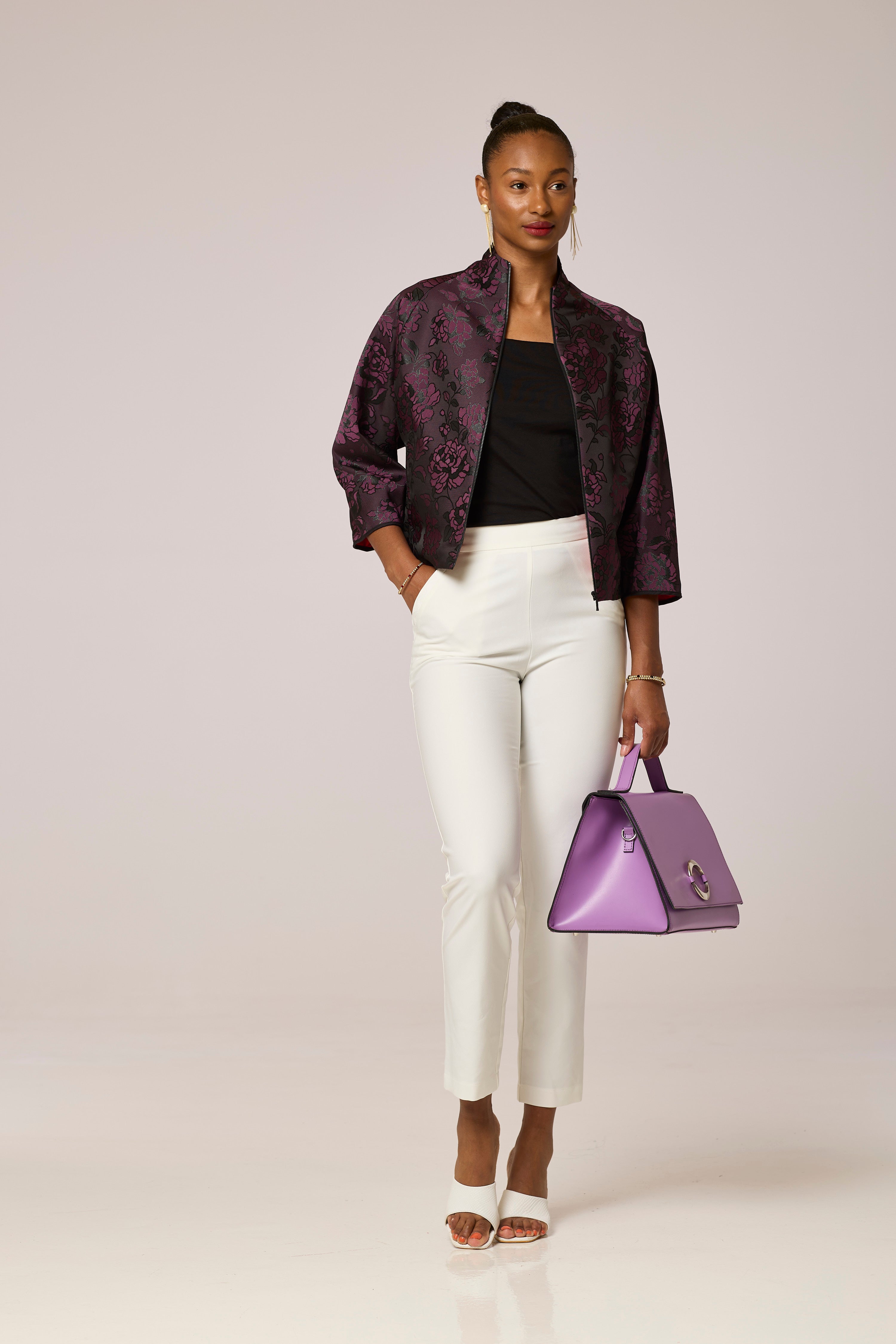 Lavender Blossom Luxe Jacket