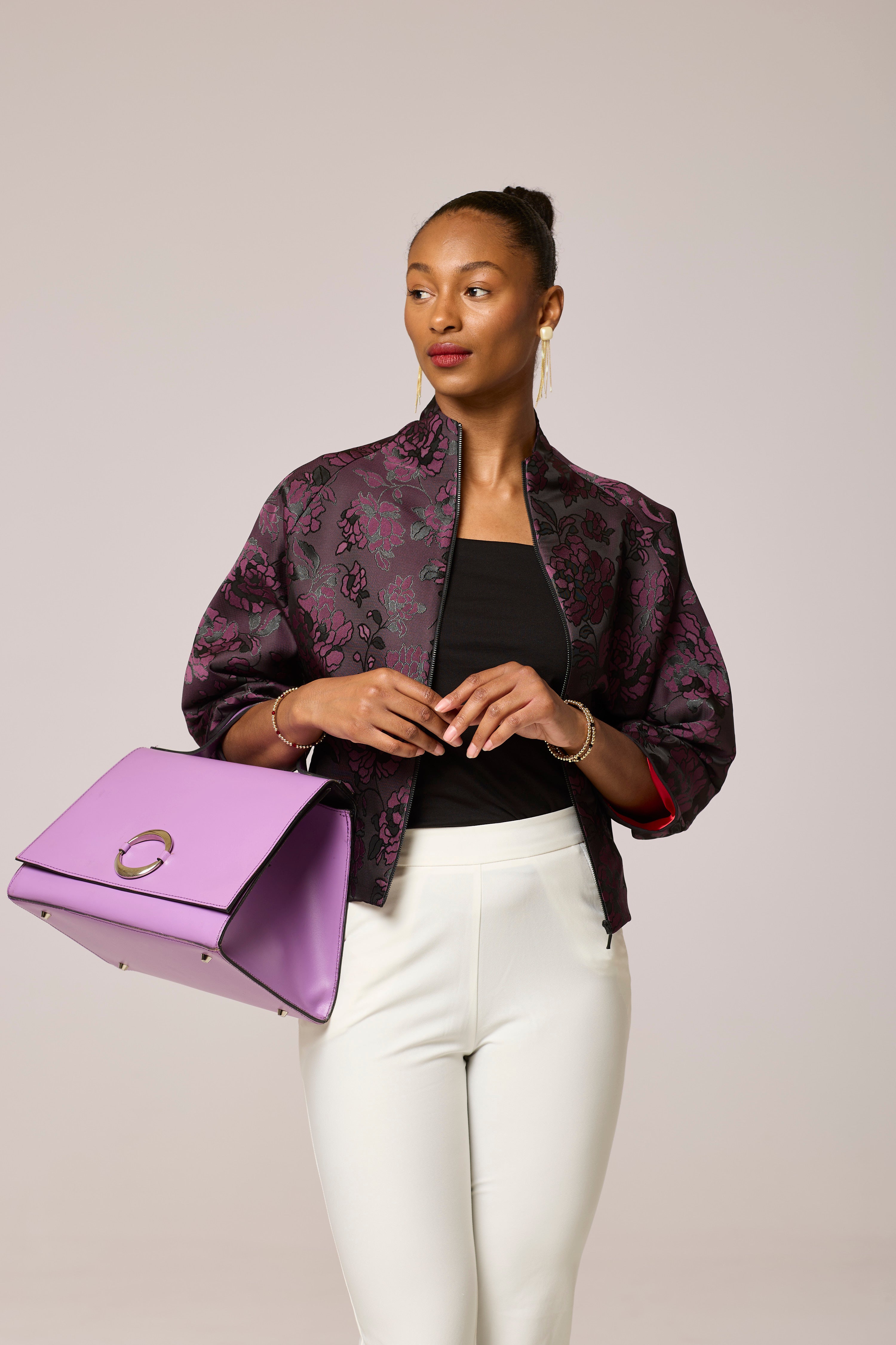 Lavender Blossom Luxe Jacket