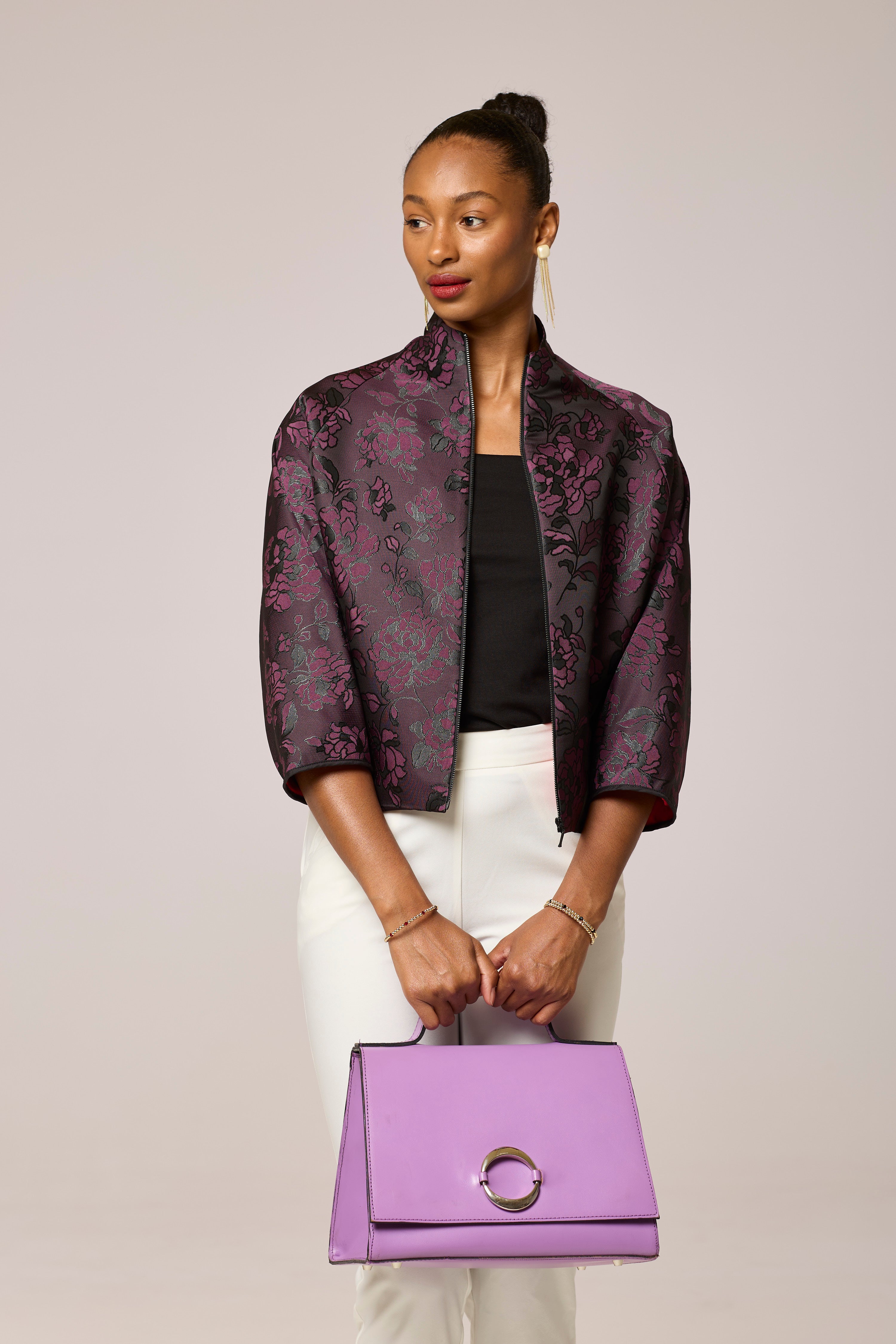 Lavender Blossom Luxe Jacket