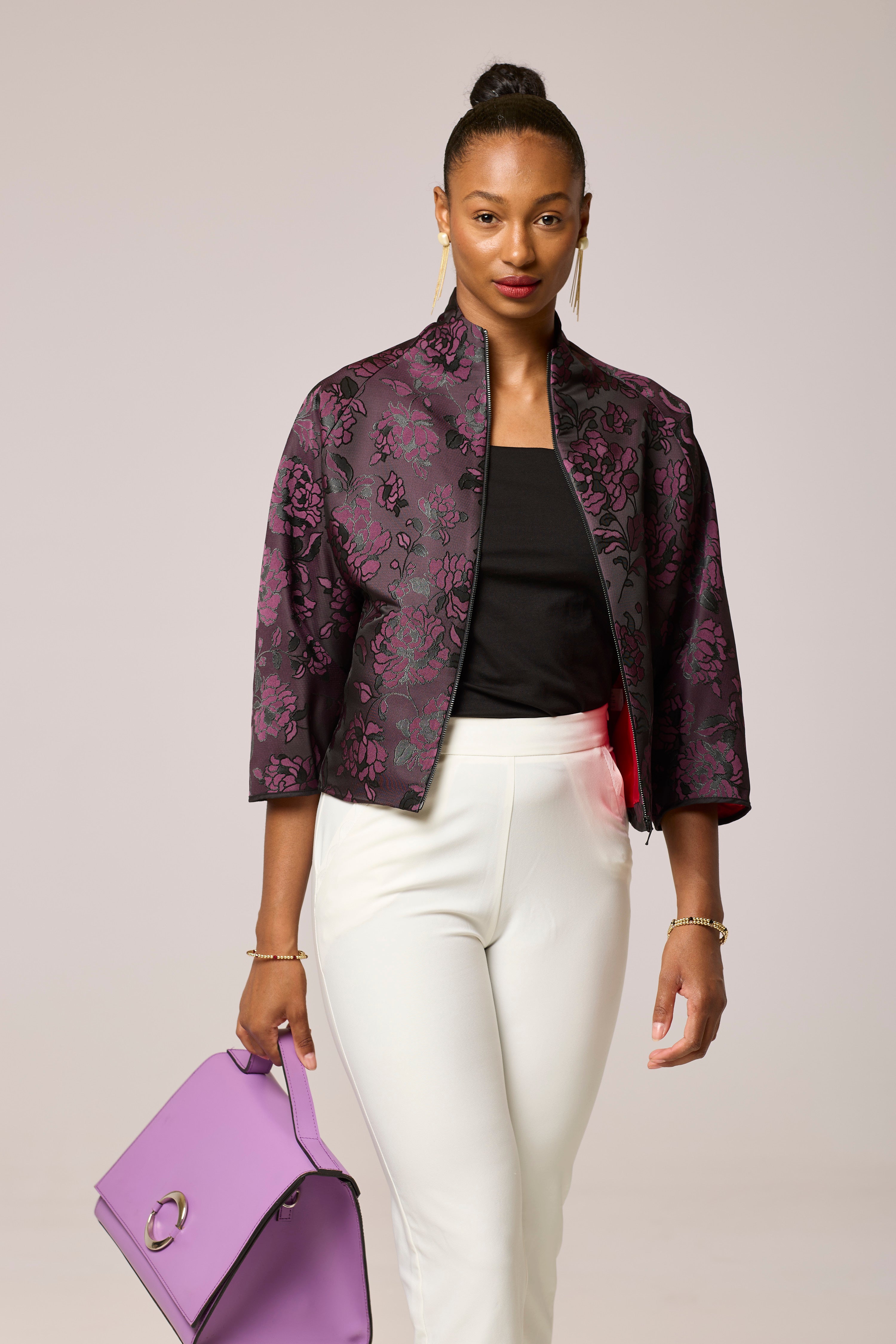 Lavender Blossom Luxe Jacket