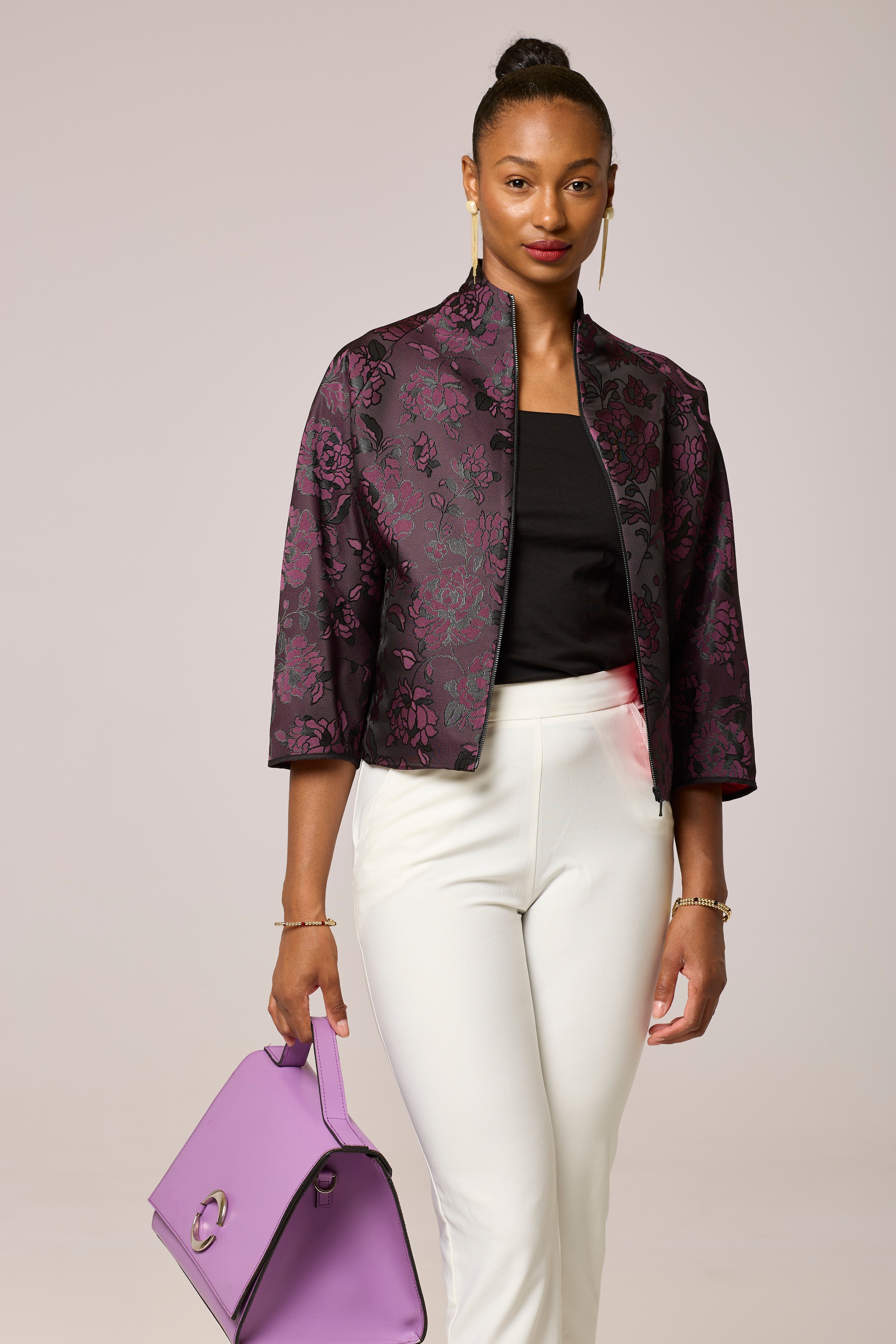 Lavender Blossom Luxe Jacket