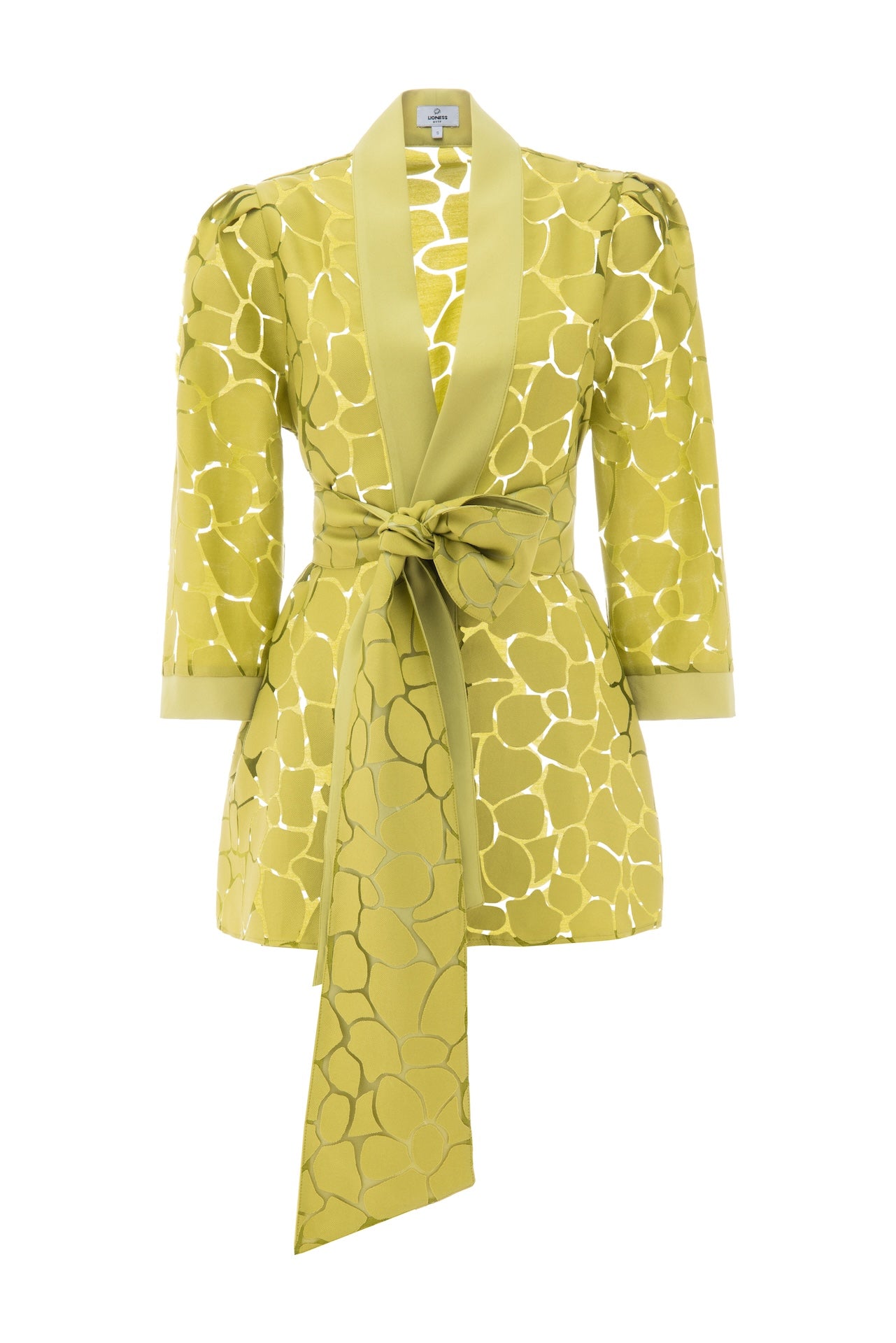 Doxa Green Kimono Jacket with a Sash